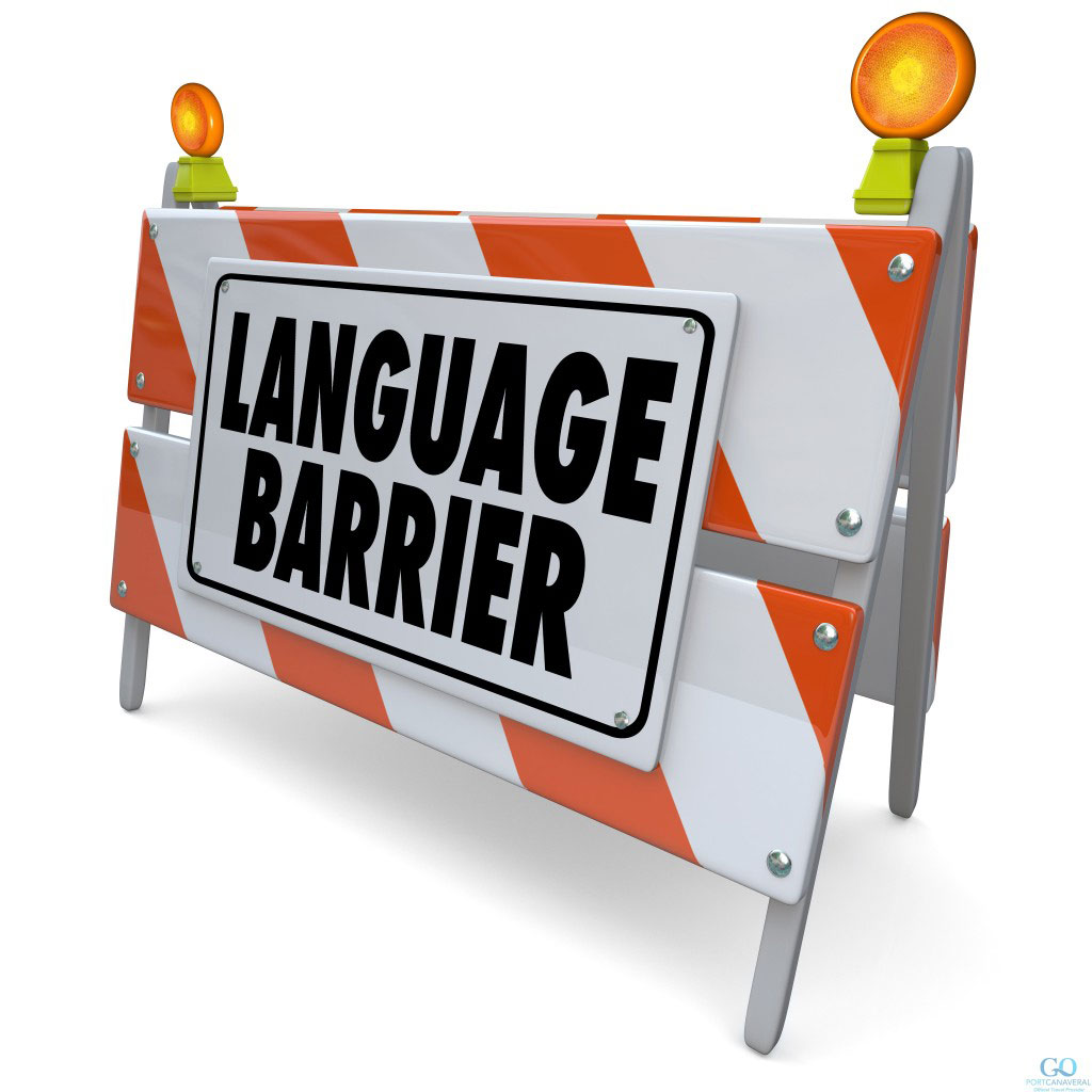 Language Barrier Words Sign Interpret Message Meaning Translation