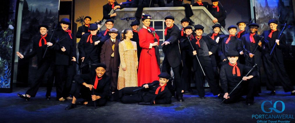 The cast of the Titusville Playhouse performance of Mary Poppins