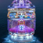 Back view of Royal Caribbean's Utopia of the Seas