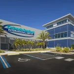 Outside view of front of Orlando Sanford Airport (SFB)